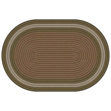 Carpets for Kids 15764 4 x 6 ft. Braidful in Nature Colors Oval Classroom Rug...