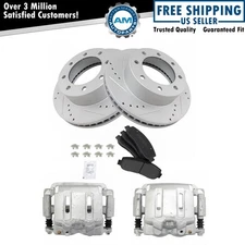 Semi-Metallic Pad Performance Rotor Brake Kit Calipers for Ford F250 F350