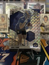 Panini 2021 Mosaic Jake Funk Rookie Prizm #381 Los Angeles Rams Football Card. rookie card picture