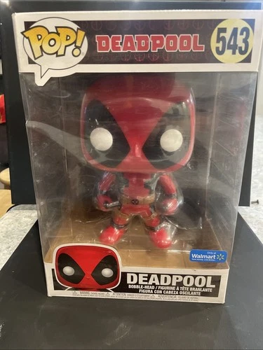 Funko Pop! Vinyl Jumbo 10 in: Marvel - Deadpool (Red) (10 inch) - Walmart...