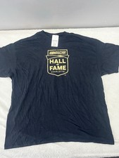 NWT NASCAR Hall of Fame T-Shirt 2XL Charlotte NC Black Graphic Tee Men’s XXL 147