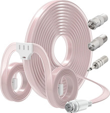 Ancable Indoor FM Radio Antenna for Stereo Receiver, F Type Male Dipole Stereo A