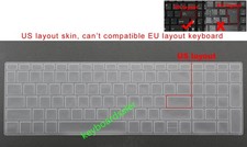 US Keyboard Skin Cover for HP 15-DB 15-DF 15-DR 15-DX 15-DY 15-EC 15-EF 17-AE