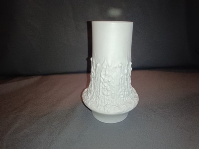 Biskuit Porzellan Vase Modell 510-1 Scherzer Bavaria,  70er Jahre Relief