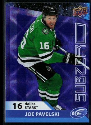 2021-22 Upper Deck Ice Sub Zero #SZ-1 Joe Pavelski