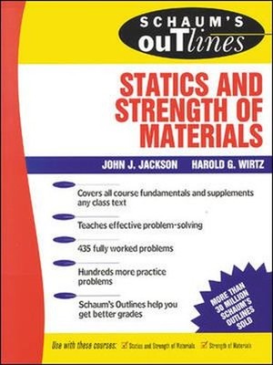Schaum's Outline of Statics and Strength of Materials Paperback