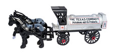 Texaco The Texas Company 1991 Edition Horse Drawn Tanker Die-cast Coin Bank ERTL