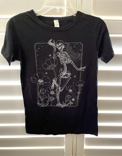 Skeleton Graphic Tee schwarz Gr. S  - Bild 1 von 5
