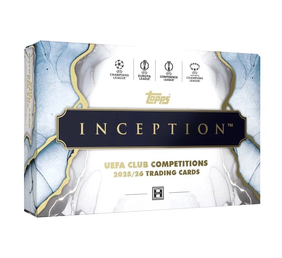 In Hand - Topps Inception UEFA Club Competitions UCC 2025/26 Hobby Box