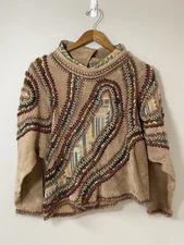 NORMA Canada Top SMALL Handmade Leather Needlepoint Mix Media Avant Garde Jacket