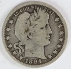VG 1894 O Barber Quarter