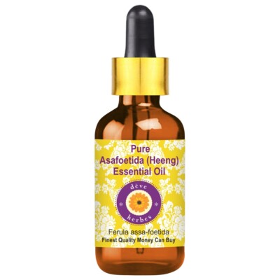Pure Asafoetida (Heeng) Essential Oil (Ferula assa-foetida) Steam Distilled