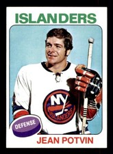 1975 Topps Hockey #36 Jean Potvin NM/MT *d2