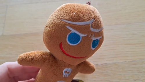 Cookie Run Kingdom GINGER BRAVE Official Plush Doll 13cm Korea 2013 Keychain Toy - Video 1 of 1