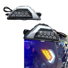 2x LED Turn Signal Light For KAWASAKI NINJA 300 400 650 ZX-6R ZX-25R ZX4R Clear
