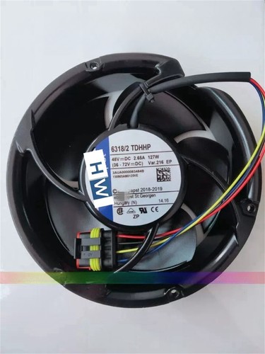 1/piece 6318/2TDHHP 48V 2.65A 127W 4-wire Equipment Axial Fan - Picture 2 of 6