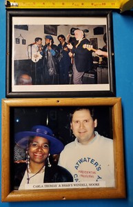 Lot of 2 Framed 8x10 Carla Thomas Blues Soul Pictures from Walls of a BBQ Joint