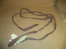 JT International Over and Under Style Dark Brown Nylon Split Reins Pony Length