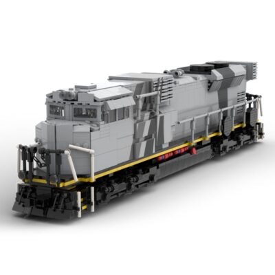 New MOC-142194 SD70ACS Etihad Rail Train Model 2086 Pieces Good Quality