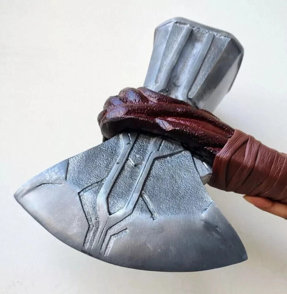メタルサンダーハンマ アベンジャーズ 雷神のハンマー 漫威 『複連3』古兵器 Avengers Infinity War Thor Stormbreaker Axe 1:1 Metal Prop Weapon