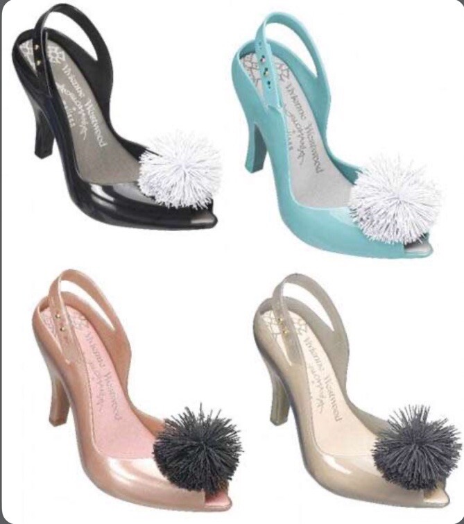 Vivienne Westwood + Melissa ヒール付ミュール グレー Vivienne Westwood for Melissa Women's Lady Dragon 18 Heeled