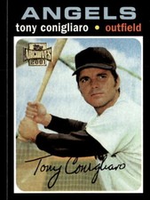 Tony Conigliaro 2001 Topps Archives '71 Reprint  Card #350 Angels