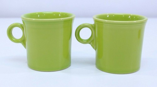 Fiestaware Mug Ring O Handle Tom Jerry Coffee Lemongrass Persimmon Set 5 Retired - Picture 4 of 10