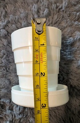 Tasse de voyage pliable - YSTP - Gris - 600ml - Portable - Facile à