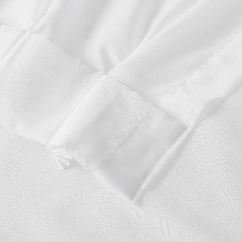 Stylemaster Splendor Pinch Pleated Drapes Pair, 2 of 72" by 84", White - Image 3 of 4