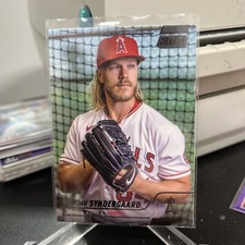 2022 Stadium Club Base Black Foil Parallel #11 Noah Syndergaard - Angels