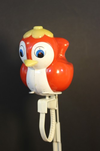 Vintage Gerber - Baby Toy - Red bird with Yellow Flower on it's head with clip - Picture 3 of 6