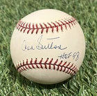 Don Sutton with “HOF 98”  Autographed Rawlings Official MLB Baseball -LA Dodgers