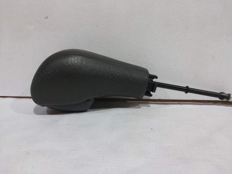 Volvo S60 S80 V70 2003 transmisión automática cuero gris palanca de cambios Foto 3 de 4