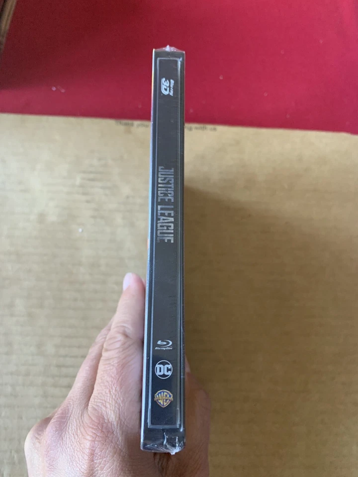 Justice League HMV Ltd Edition UK Exclusive 3D/2D Steelbook Brand New & Sealed - Image 3 of 4