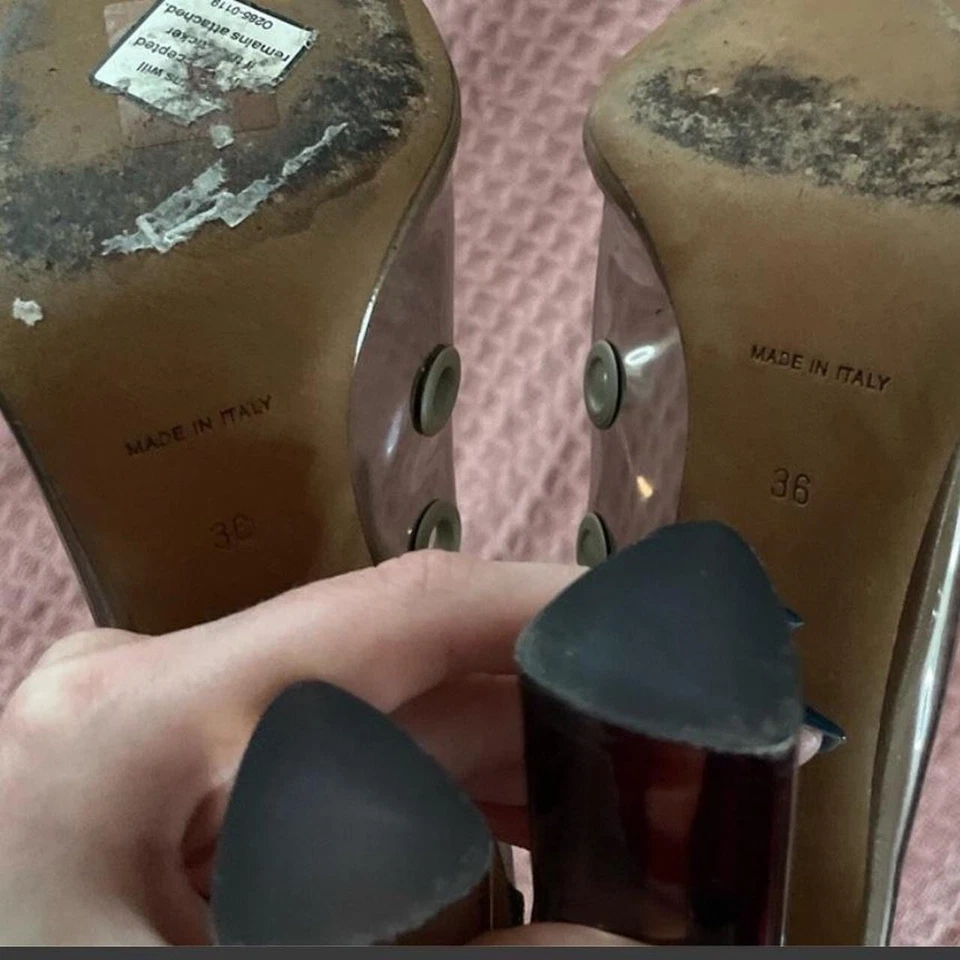 Yeezy Temporada 6 PVC Tacón Transparente Botas Foto 4 de 4