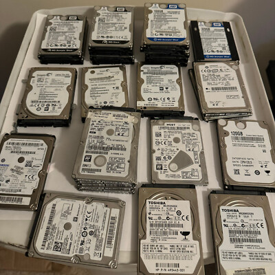 Starting at $5/drive!!   Assorted Laptop Hard Drives - UPDATED WITH MORE DRIVES