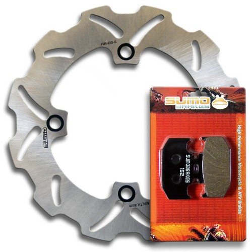 Rear High Performance Brake Disc Rotor + Pads for Suzuki DR650 SE/S ...