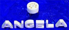 7 Pin Miniature PC Mount Ceramic  Gold Tube Socket, 77BG