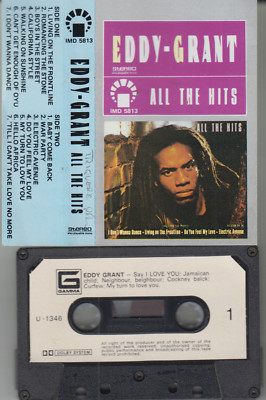 RARE K 7 AUDIO ETRANGERE (TAPE) EDDY GRANT *ALL THE HITS*