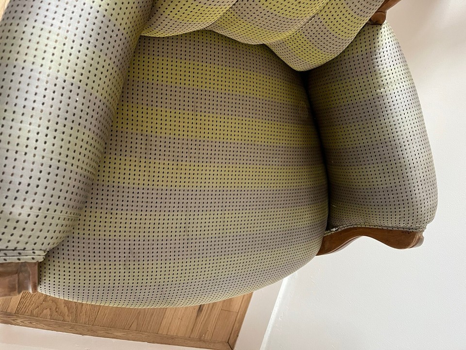 Victorian Upholstered Armchair eBay