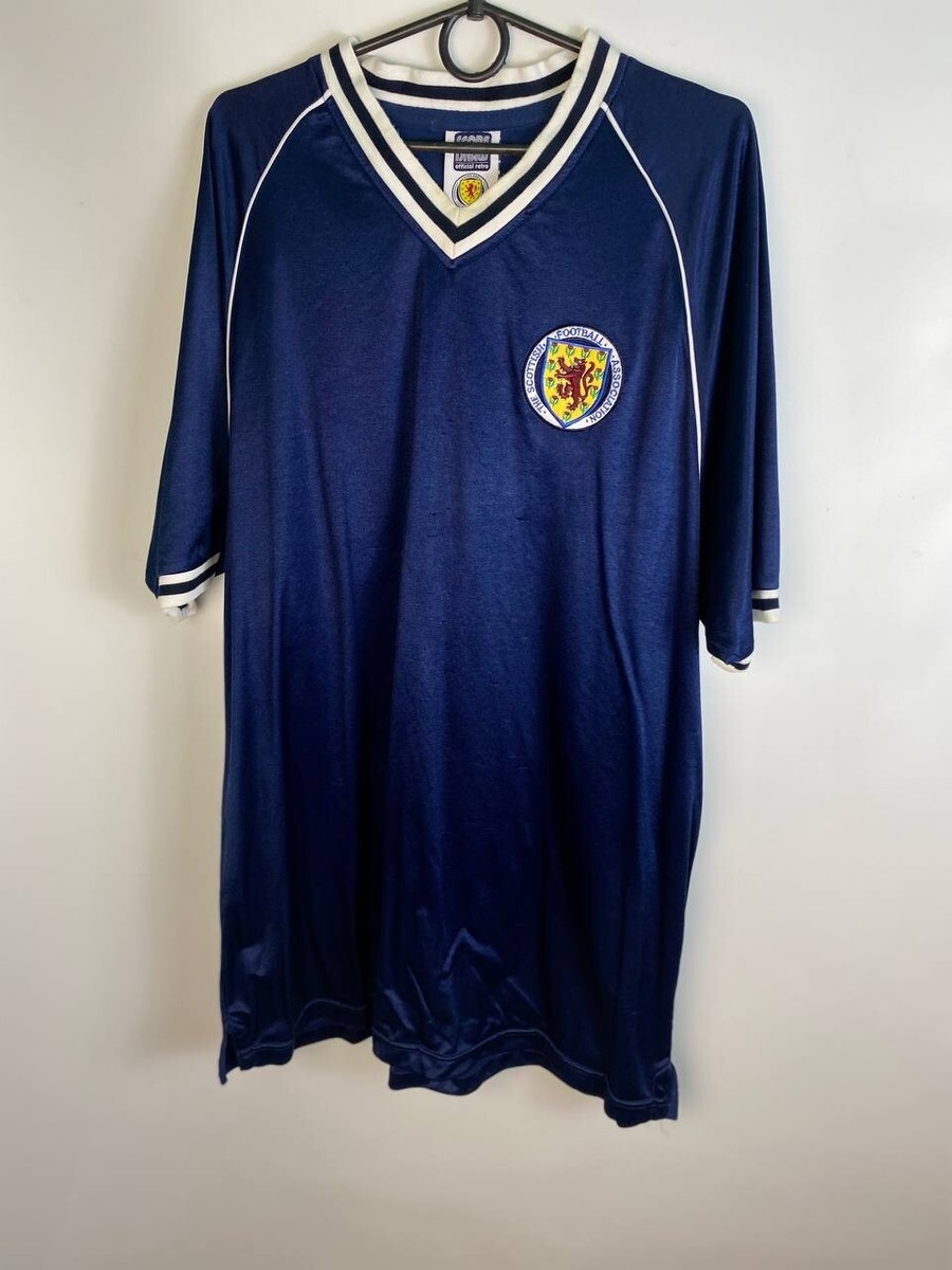 SCOTLAND 1982 Home Score Draw Retro Football Shirt Jersey Size 2XL