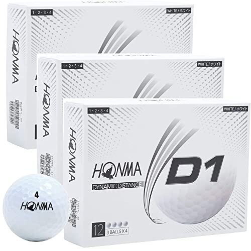 HONMA Honma Golf Ball D1 2020 model white 12 balls / dozen x 3 box set