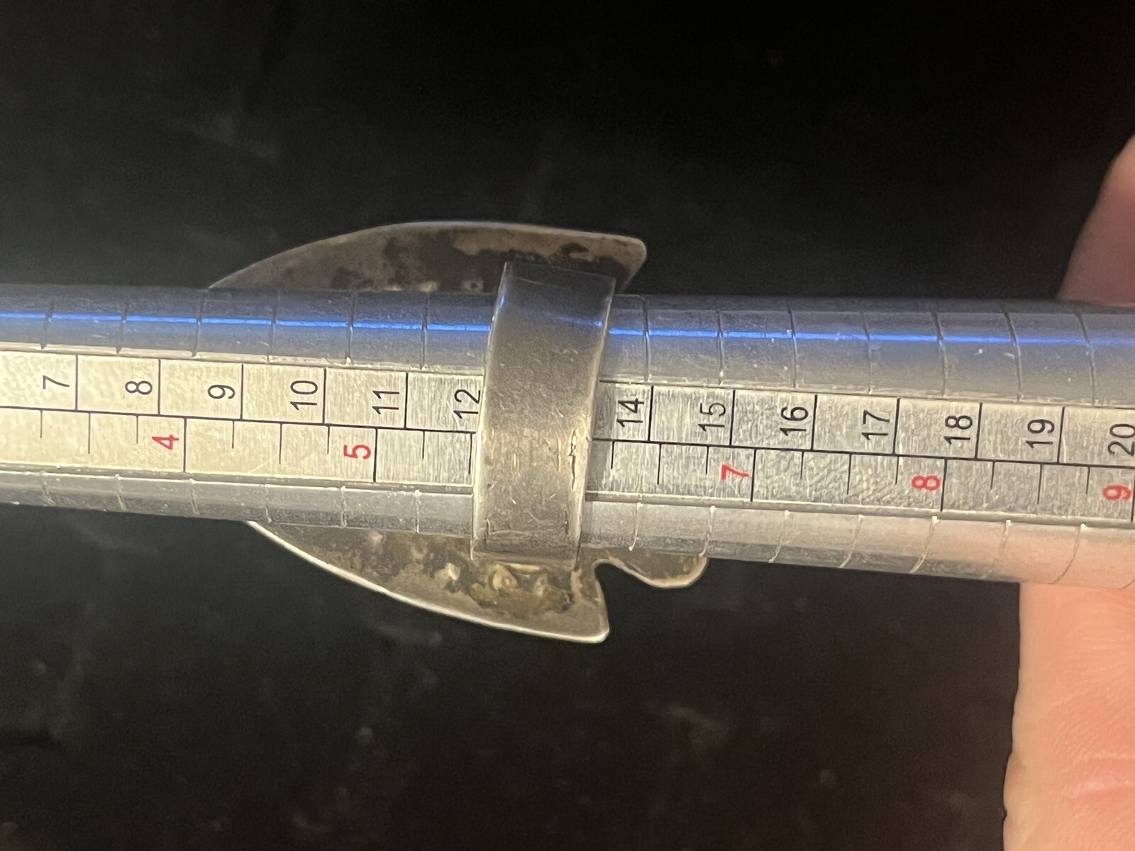 Sterling Silver Turquoise Arrowhead Ring Size 6 O… - image 10