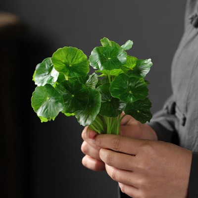 The Artificial Leaf Copper Money Plant Has 9 Leaves | eBay