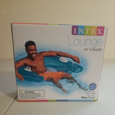 Intex Sit 'n Float Inflatable Pool Chair Lounge ( GREEN or BLUE color only)   