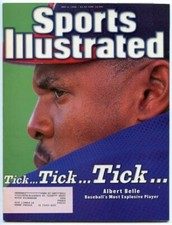 May 6, 1996 Albert Joey Belle Cleveland Indians Sports Illustrated