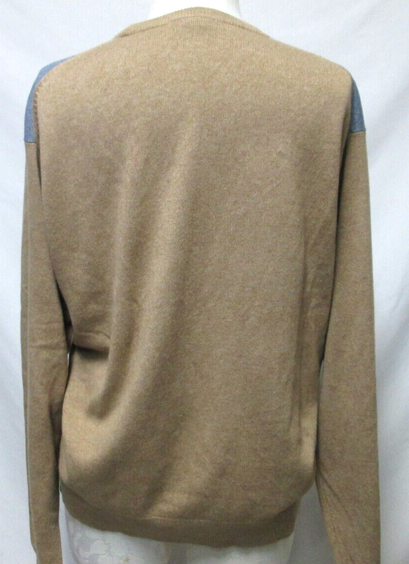 Harold Powell Vintage Argyle Sweater Silk Cashmer… - image 3