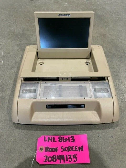 14 GMC SIERRA DENALI 3500HD OEM REAR SEAT DVD ENTERTAINMENT 8" SCREEN 20844135 - Image 2 of 4