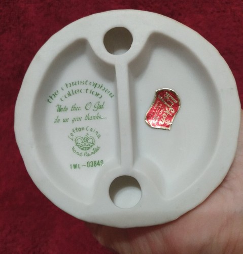 Lefton China~ The Christopher Collection~ 5" PRAYING BOY~ 03849~ 1982 God thanks - Picture 5 of 12