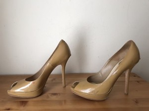 dior nude heels